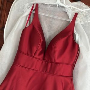 Ieena for Mac Duggar Red Dress